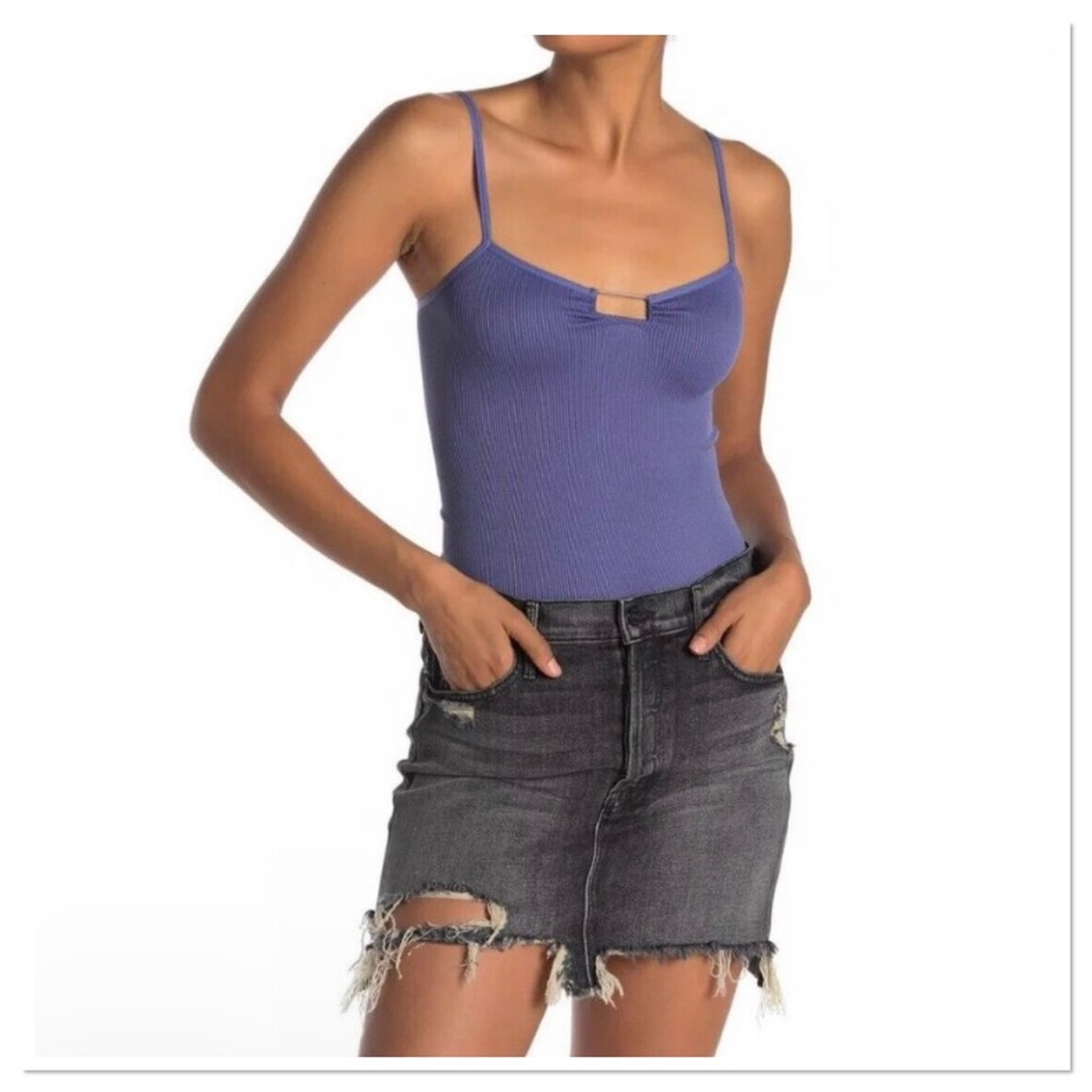 Free People Intimately Be My Baby Rib Camisole Tank Top